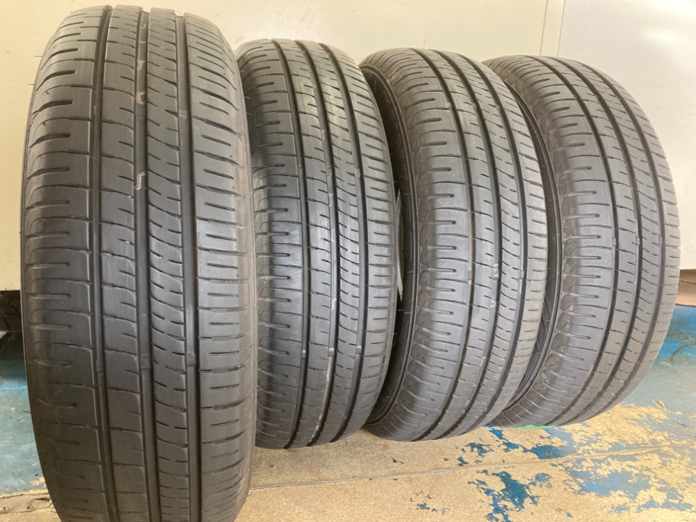 DUNLOP ENASAVE EC204 185/65R15 15インチ 夏タイヤ 4本 20年製 バリ溝
